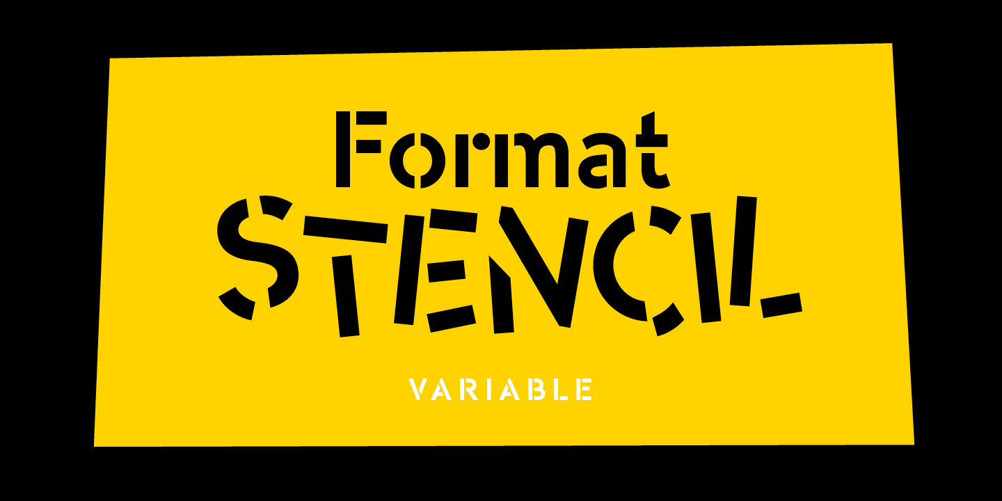 Przykładowa czcionka -OC Format Stencil #1